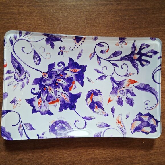 Michel Designs Works Paisley Soap & Trinket dish. - Picture 3 of 6